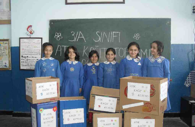 Bilinçli Gençler Derneği - Türkiye Bilinçli Gençlik Projesi - "ATIK KAĞIT TOPLAMA PROJESİ" - Abdurrahman Gazi İlköğretim Okulu - ERZURUM
