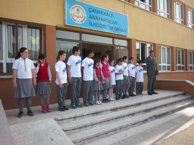 Bilinçli Gençler Derneği - Türkiye Bilinçli Gençlik Projesi - "ATIK PİLLERLE MÜCADELEDE BİZİM DE KATKIMIZ OLSUN" - Anafartalar İlkokulu - ÇANAKKALE