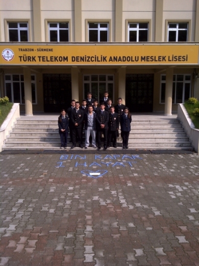 Bilinçli Gençler Derneği - Türkiye Bilinçli Gençlik Projesi - "1000 KAPAK 1 HAYAT" - Sürmene Türk Telekom Denizcilik Anadolu Meslek Lisesi - TRABZON