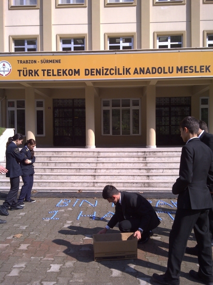 Bilinçli Gençler Derneği - Türkiye Bilinçli Gençlik Projesi - "1000 KAPAK 1 HAYAT" - Sürmene Türk Telekom Denizcilik Anadolu Meslek Lisesi - TRABZON