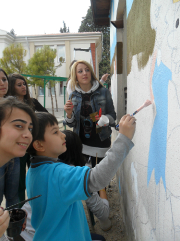Bilinçli Gençler Derneği - Türkiye Bilinçli Gençlik Projesi - "HÜNERLİ ELLER, RENKLİ OKULLAR" - Dumlupınar İlköğretim Okulu - MUĞLA