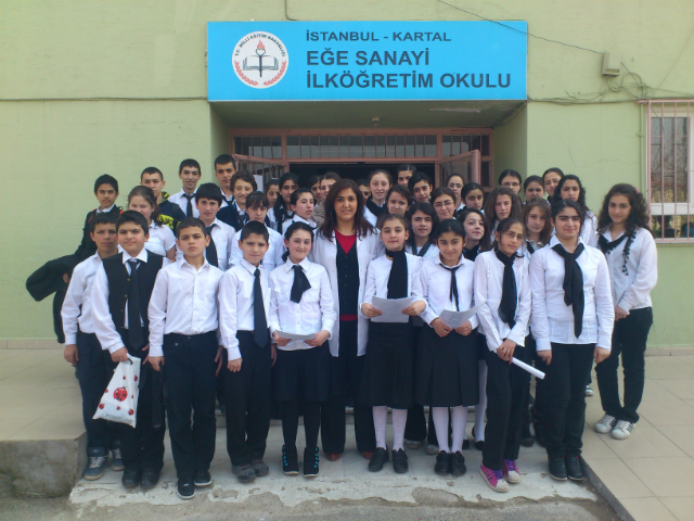 Bilinçli Gençler Derneği - Türkiye Bilinçli Gençlik Projesi - "AZİZ ŞEHİDİM!" - Eğe Sanayi İlköğretim Okulu - İSTANBUL