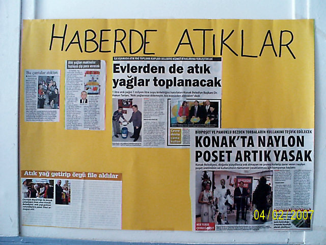 Bilinçli Gençler Derneği - Türkiye Bilinçli Gençlik Projesi - "GERİ DÖNÜŞÜM" - İnkılap İlköğretim Okulu - İZMİR